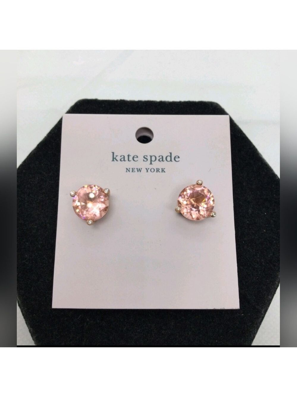 NWT Kate Spade New York Rise & Shine Peach Stud Earrings